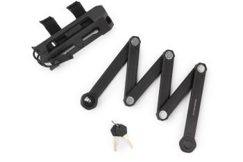 Składane zapięcie rowerowe KZF 300 typu "folding lock"